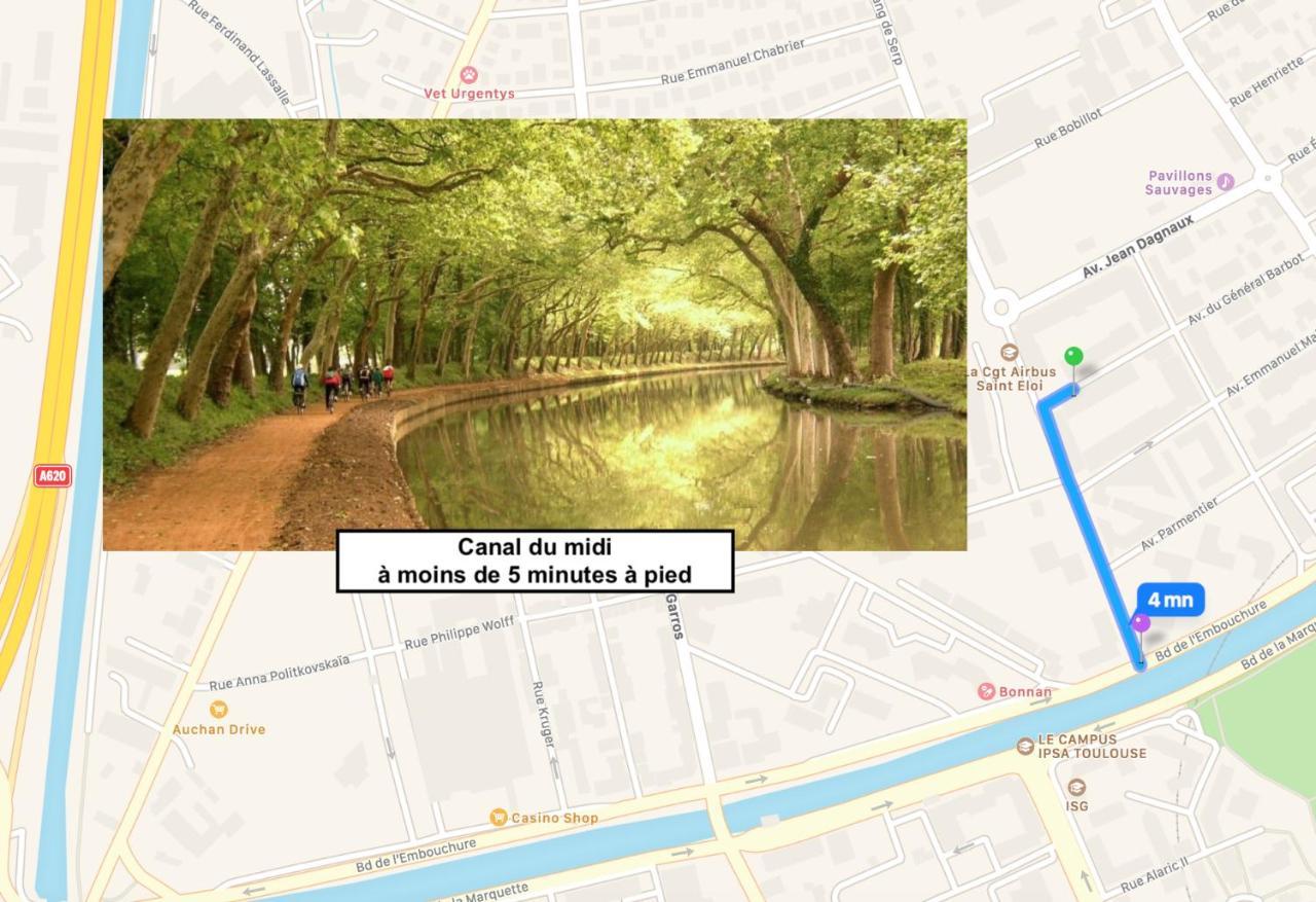 Le Saint Eloi - Studio Avec Parking Toulouse Centre 아파트 외부 사진